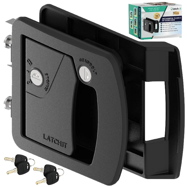 NEW LATCH.IT CLASS C Mechanical RV Door Lock 139.99 PicClick