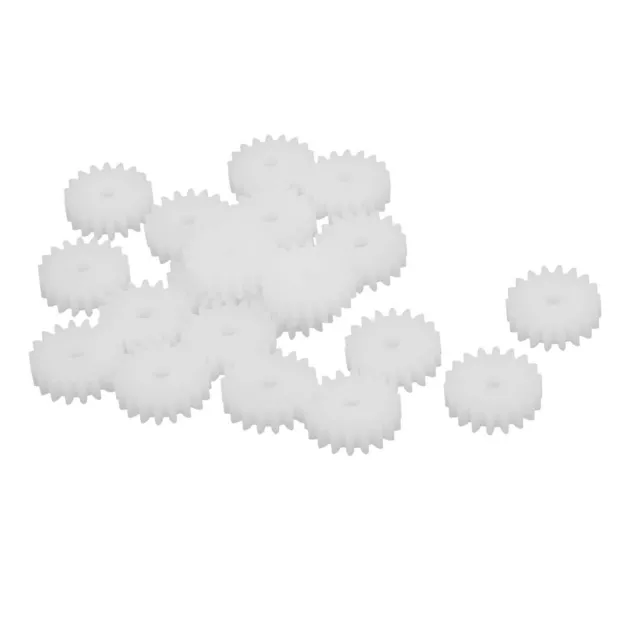 20pcs 18 Teeth 1.95mm Hole Dia Plastic Gear Wheel for Motor Shaft