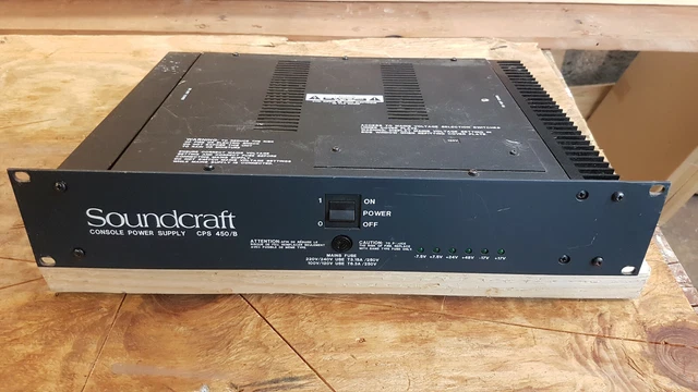 Soundcraft CPS 450/B コンソールパワーサプライ Soundcraft CPS 450/B Console Power Supply | Reverb