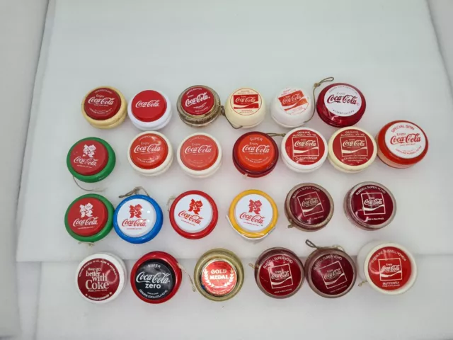 Vintage Genuine Russell Coca Cola YoYo BULK LOT Championship Gold Zero coke 3