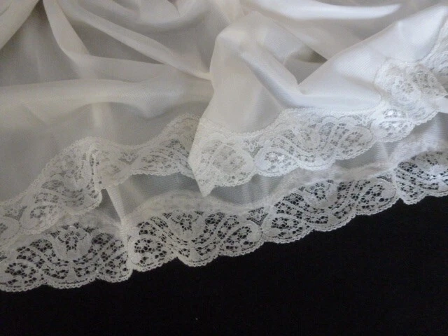 joli jupon vintage, jolie dentelle taille élastique Taille 50