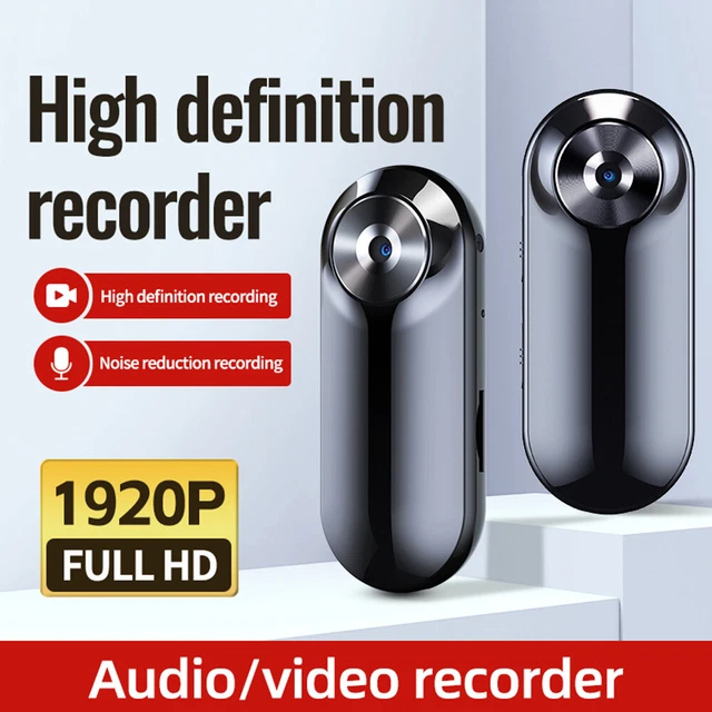 Small HD 1920P Wearable Mini Camera Video Voice Recorder Noise Reduction Cam