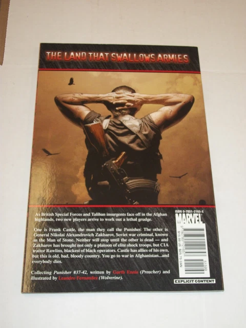 THE PUNISHER MAX Vol. 7 MAN OF STONE TPB Paperback Garth Ennis 2