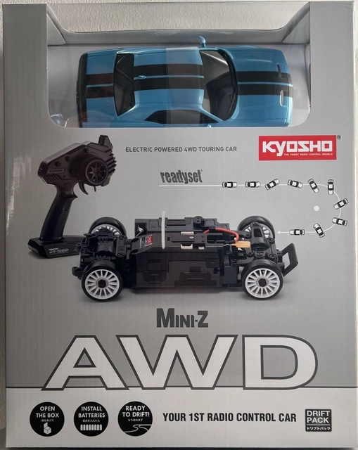 KYOSHO MINIZ AWD Readyset Dodge Challenger SRT Hellcat Redeye Drift