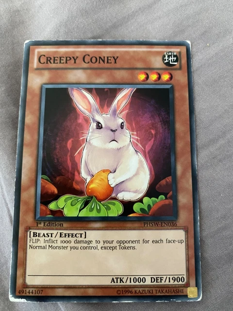 Yu-Gi-Oh! Creepy Coney Card - PHSW-EN036 Common, Photon Shockwave Unlimited Edition, Beast Effect Monster - View #11