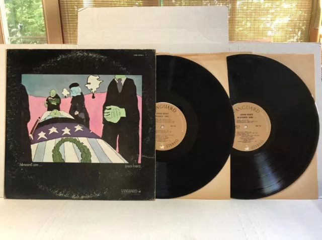 Joan Baez BLESSED ARE... Original 1971 Vanguard double lp VG/VG+/VG+