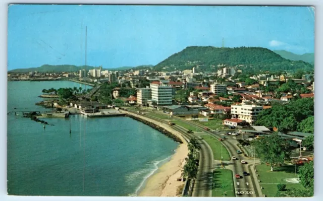 La Avenida Balboa PANAMA CITY Postcard