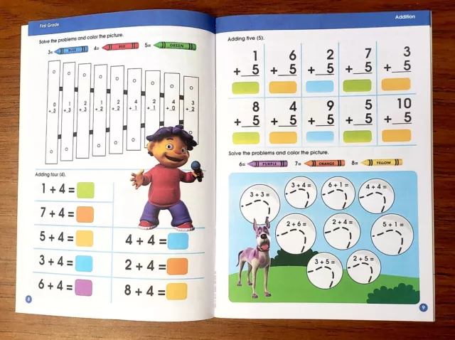 Sid the Science Kid 1st Grade Addition Workbook 2