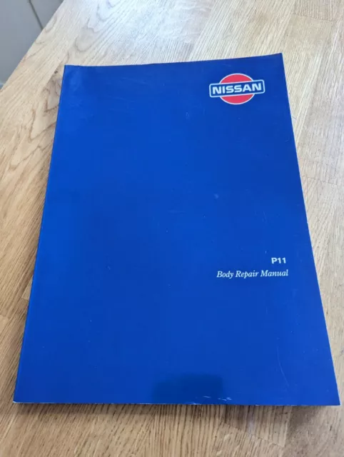 Nissan Primera P11,body repair manual, original dealer issue.Very Good cond.