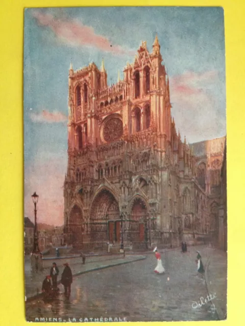 cpa Illustration Raphael TUCK 80 - AMIENS Somme La CATHEDRALE Notre-Dame