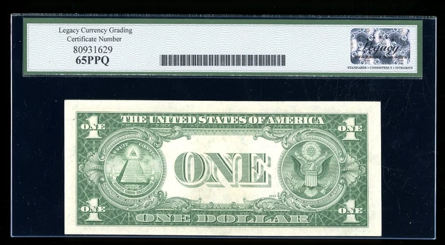 DBR 1935-E Silver STAR Gem Fr. 1614* Legacy 65 PPQ Serial *41677760D 2