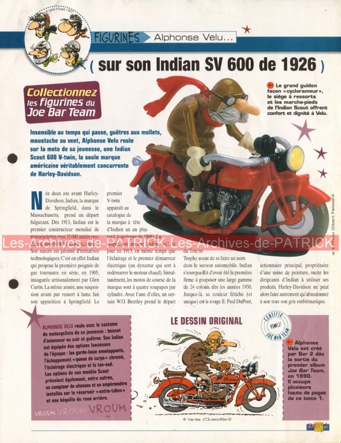 Figurine Résine Joe Bar Team, Moto Triumph 955, 1/18, Paul Posichon, Neuve