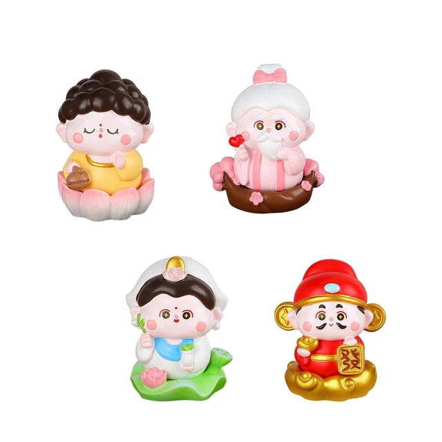 Figurine Cartoon Phosphorescente – Résine Miniature Lumineuse – Déco Maison/bureau/jardin – Cadeau Original