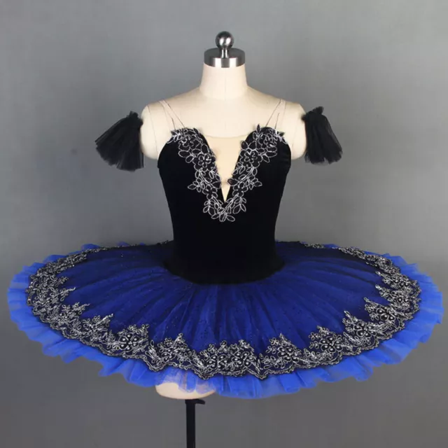 Royal Blue Professional Ballet Tutu Skirt Women Pink Classical Tutu Costume