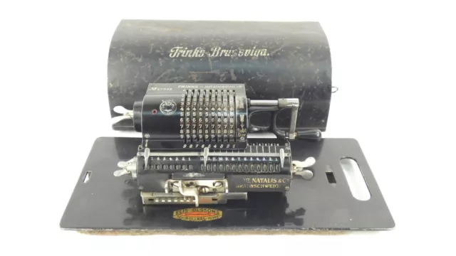 Calculadora Antigua Trinks-Brunsviga Añ0 1916 Adding Machine Rechenmaschine