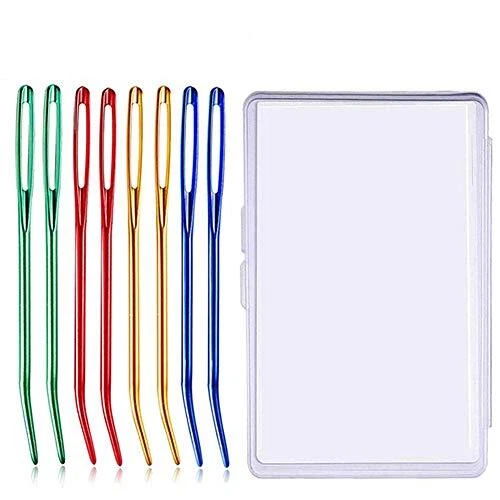 UOOU Yarn Needle,Weaving Needle Tapestry Needle Bent Needles for Crochet Larg...