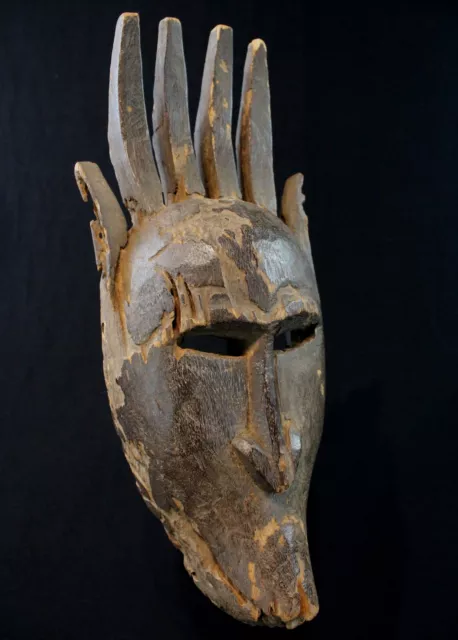 Art Africain Arts Premiers Tribaux - Masque Zoomorphe Dogon - Mali - 36 Cms ++++