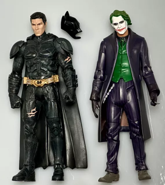 Mattel Movie Master Unmasked Batman Dark Knight Joker Battle Damage Ledger Bale