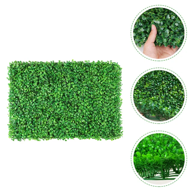 Faux Grass Panels Fake Ivy Fence Covering Rolled Bamboo Fencing Screen