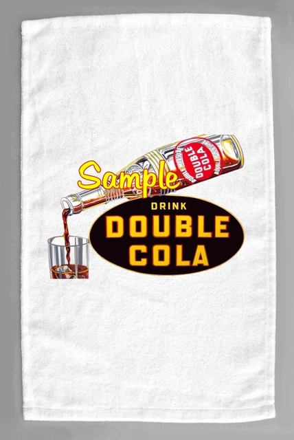 Double Cola Soda Microfiber Hand Towel Citrus Cola