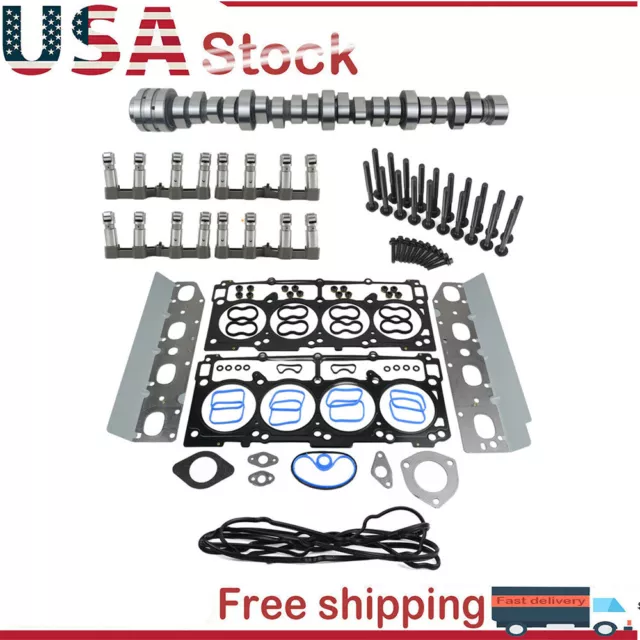 For 2009-2015 5.7L V8 Hemi Chrysler Dodge Jeep Camshaft Lifters Gaskets MDS Kit