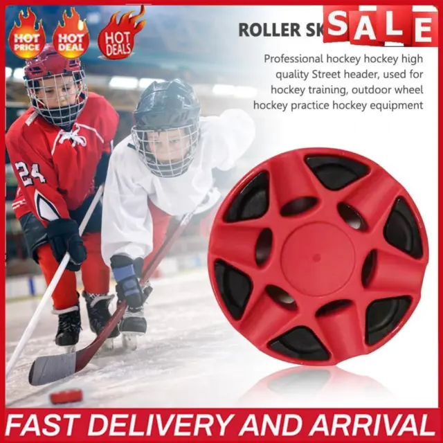 Professional Ice Hockey Puck for Ice Hockey Hockey Practice Ball (Red)