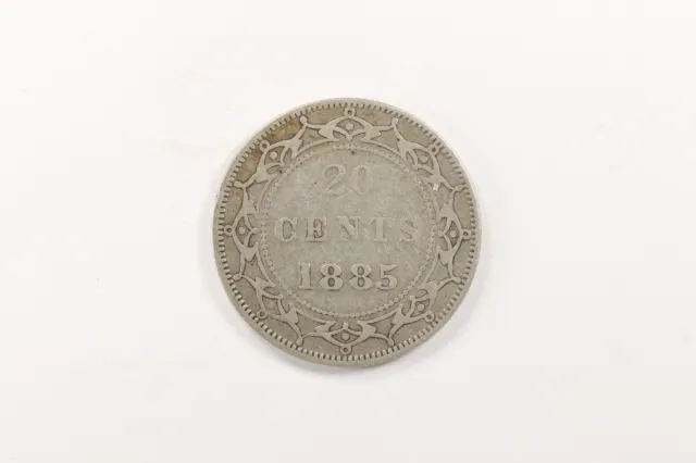 Newfoundland 1885 20 Cents Silver