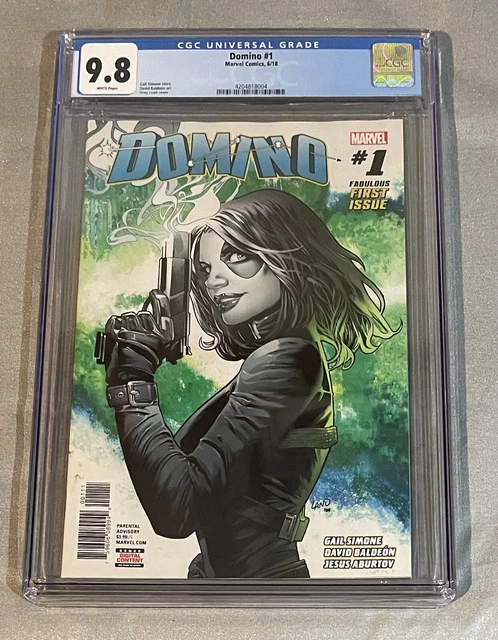 Domino #1 CGC 9.8 (2018) Greg Land Cover Gail Simone Story Highest Graded