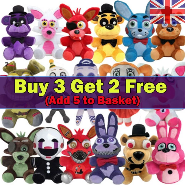 FIVE NIGHTS AT Freddy's FNAF Horror Game Plush Dolls Kids Plushie Toy