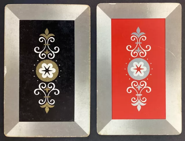 Design Pattern 2 Vintage Single Swap Playing Cards Pair