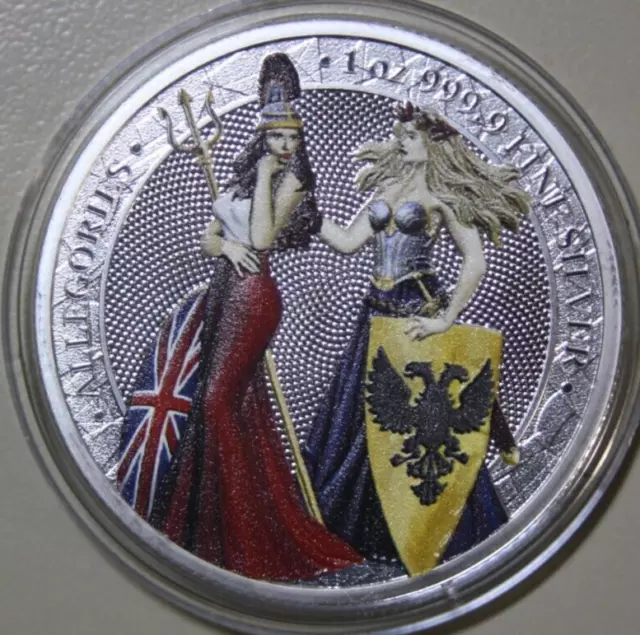 Germania Mint 5 Mark 2019 Argent " Allegories Of Britannia & Germania " F3603