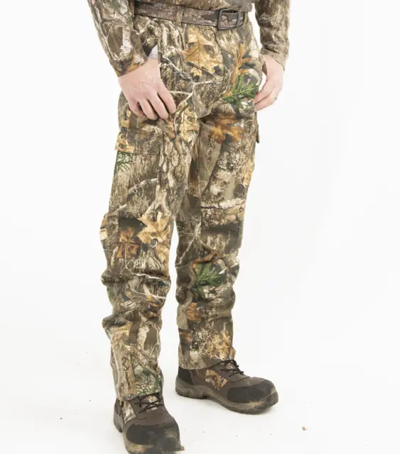 Realtree Mossy Oak Camo Water Repellent Trouser Hunting Camping Fishing Pants