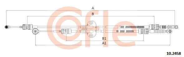 COFLE Câble Boite de Vitesse Commutation Corde Convient pour Ford Point