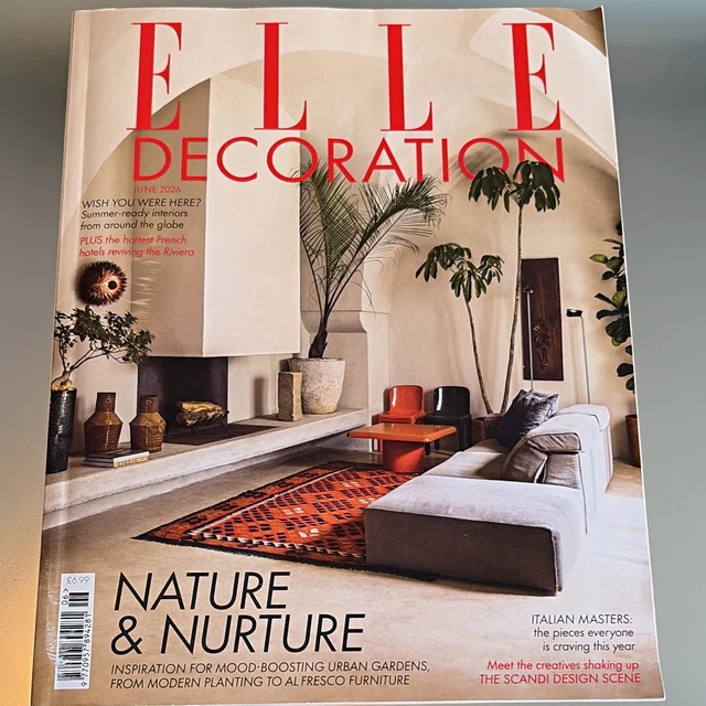 ELLE DECORATION MAGAZINE June 2026 Illustrated Interior Design Lighting ...