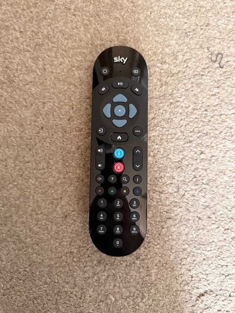 Vsnetwork Fernbedienung Sky Q Box, Sky Q Silver, Sky Q Mini, Bluetooth, Sprachsteuerung