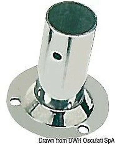 Dikdörtgen Taban 90 °, Inox 316, ø25Mm