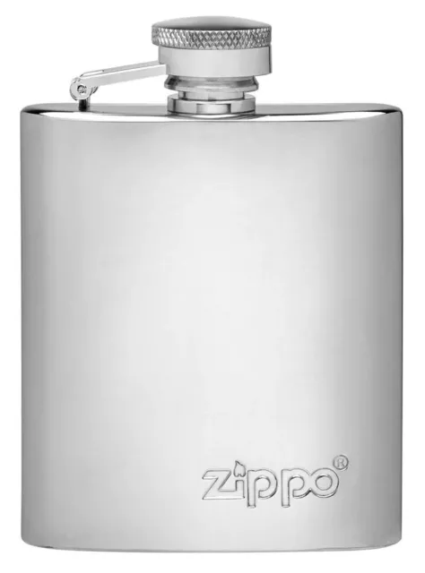 Zippo 49358, Flask and Brushed Chrome Lighter Gift Set, NEW 3