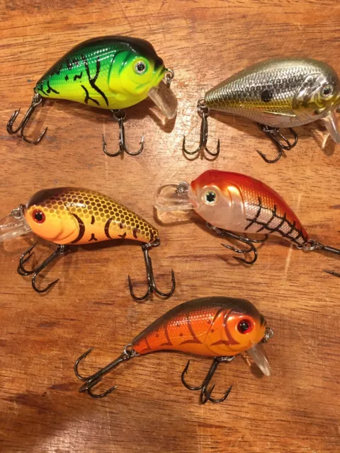 LOT OF 5 Bass Pro Shops XPS lures - 3x Super Shallow Cranks and 2x The Egg  Lures $10.00 - PicClick