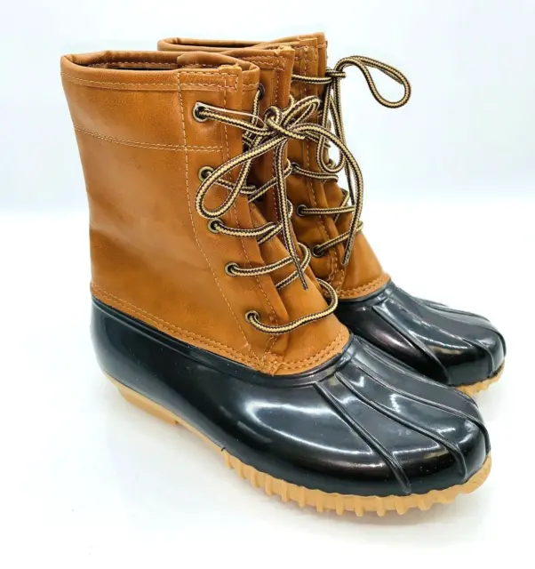 Sporto The Original Duck Boot Women's Arianna Boots- Cognac / Tan, US 6M