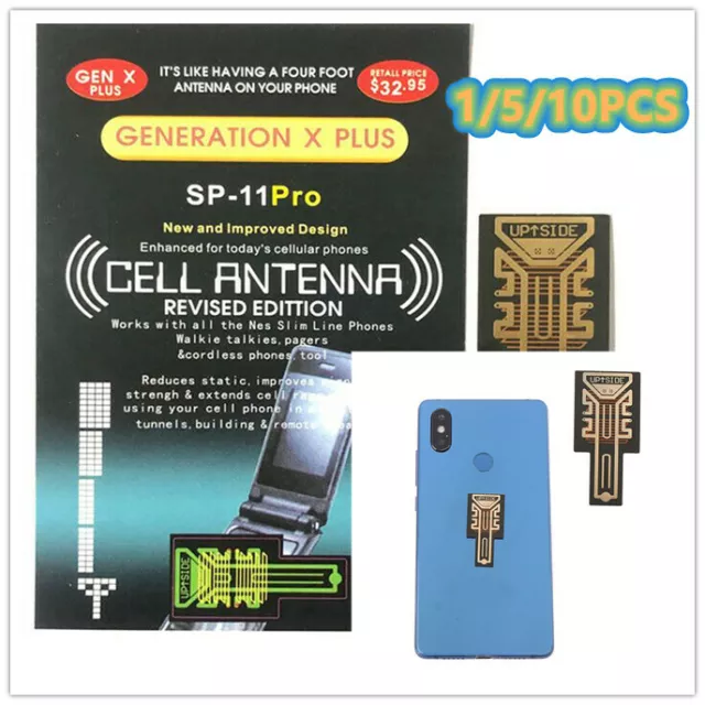 Mobile Phone Signal Booster Cell Antenna Sticker For Better Reception As Q9 J ID