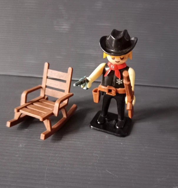 2x PLAYMOBIL 9334 Sheriff mit Lasso Gewehr Western NEU unbespielt in