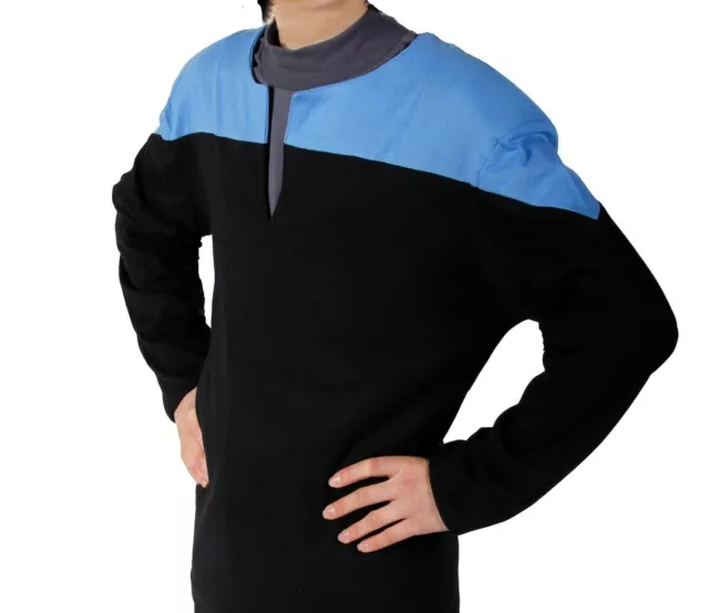 STAR TREK Voyager Uniform - blau - L - deluxe neu