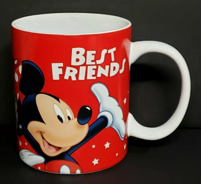 Disney "Best Friends" Cup Mug with Mickey Minnie Goofy Donald & Pluto