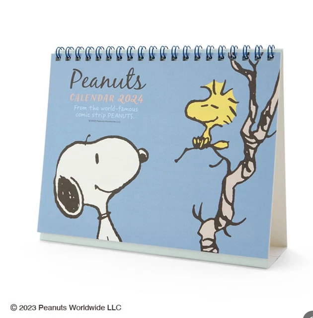 PEANUTS SNOOPY RING Calendar Diary 2024 (With Sticker) Sanrio Official