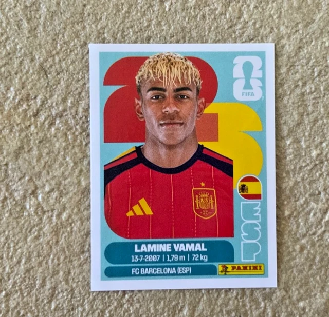 lamine-yamal-panini-world-cup-2026-sticker-esp-15-7-26-picclick-uk
