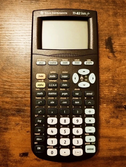 Calculatrice TI-82 : Achat occasion | Calculatrices Texas Instruments Très bon état