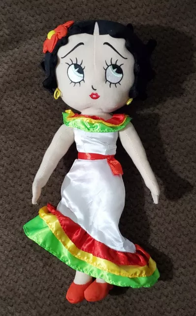 Betty Boop World Traveler Plush Doll Mexico Stuffed Sugar Loaf 2011 15"