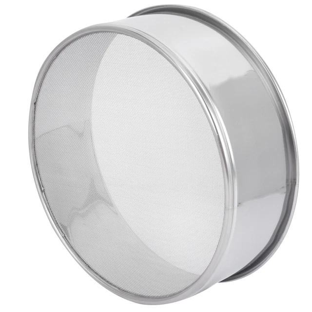 Tamis Inox Professionnel Tamis à Couscous Tredoni 30cm | Acier Inoxydable | Maille 4mm | Pour Cuisine Pro Ou Maison Grande Passoire