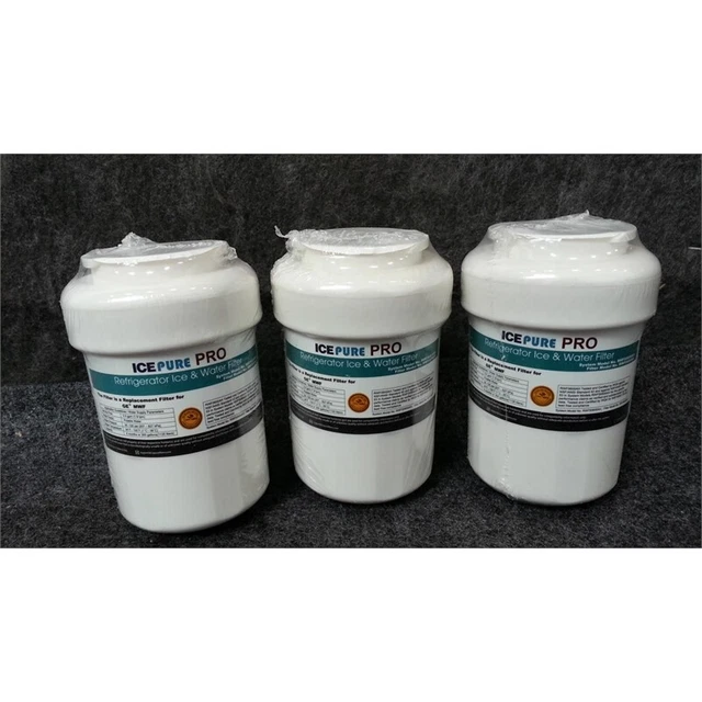 Ice Pure Pro RWF0600AH Refrigerator Ice Water Filter Qty 3