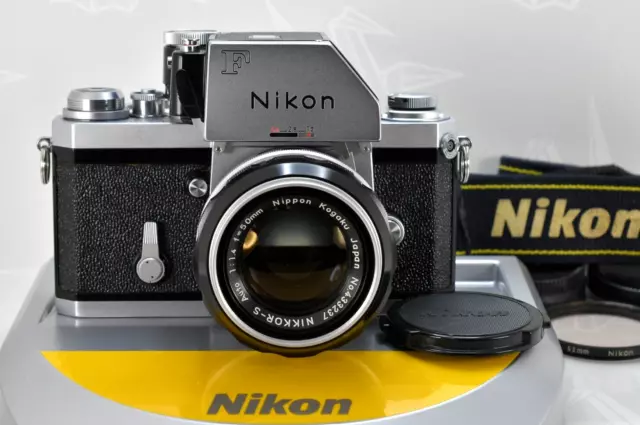 [Exc+5] Nikon F Photomic FTN Film Camera 6 Blades Nikkor-S Auto 50mm f1.4 JAPAN